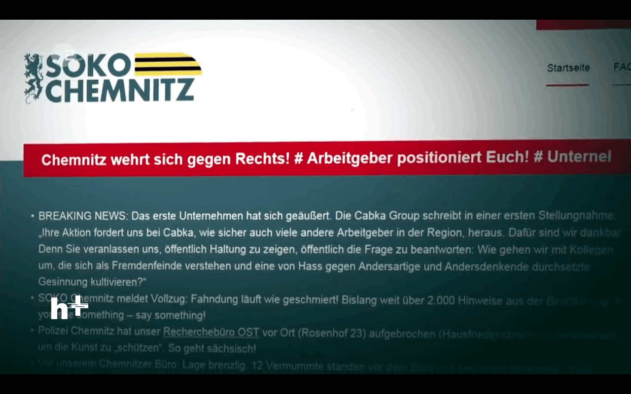 Soko Chemnitz. chemnitz rechtsextremismus, rechtsextreme chemnitz