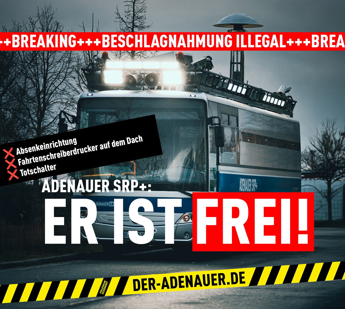 Adenauer SRP+ wieder frei