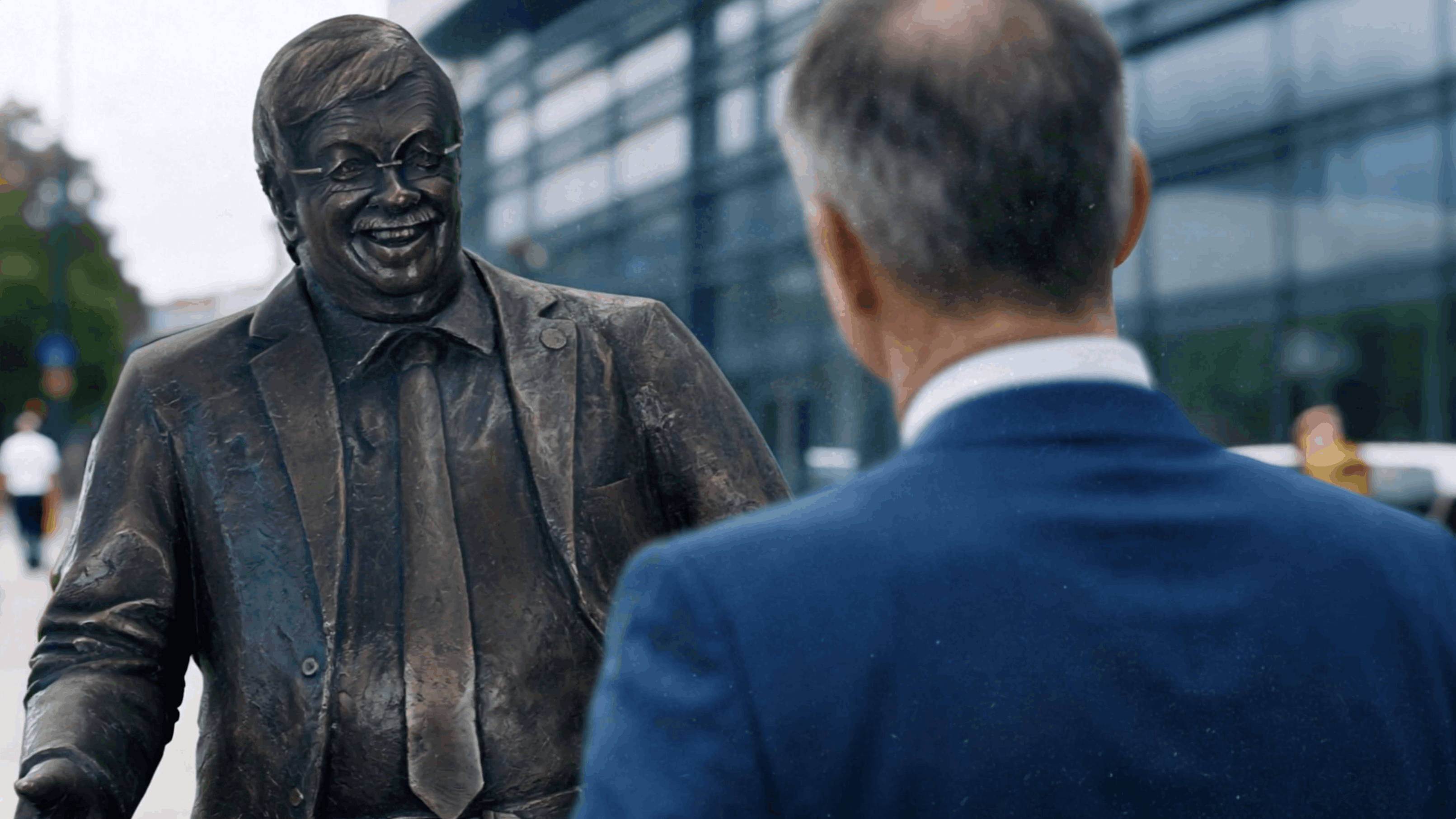 Walter Lübcke und Friedrich Merz