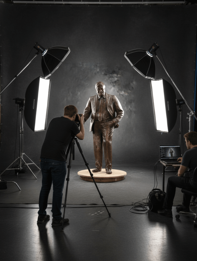 Behind the scenes: Walter Lübcke Memorial im Fotostudio
