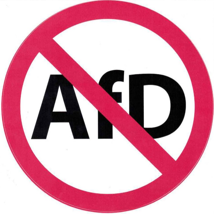 Gegen AfD! Vielfalt statt Einfalt' Sticker