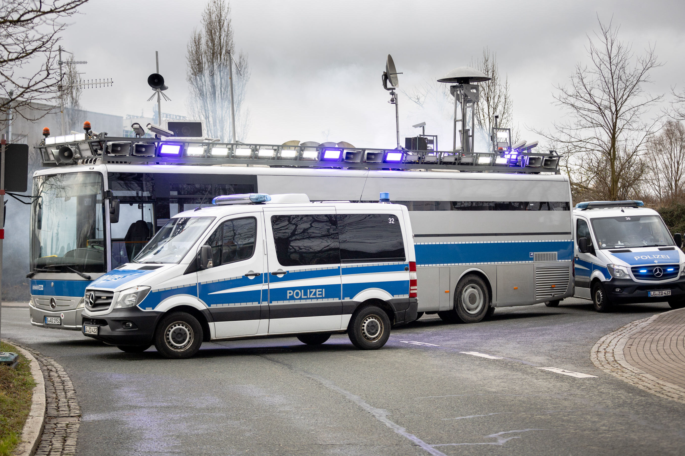 Polizei Sachsen setzt Adenauer SRP+ in Riesa fest