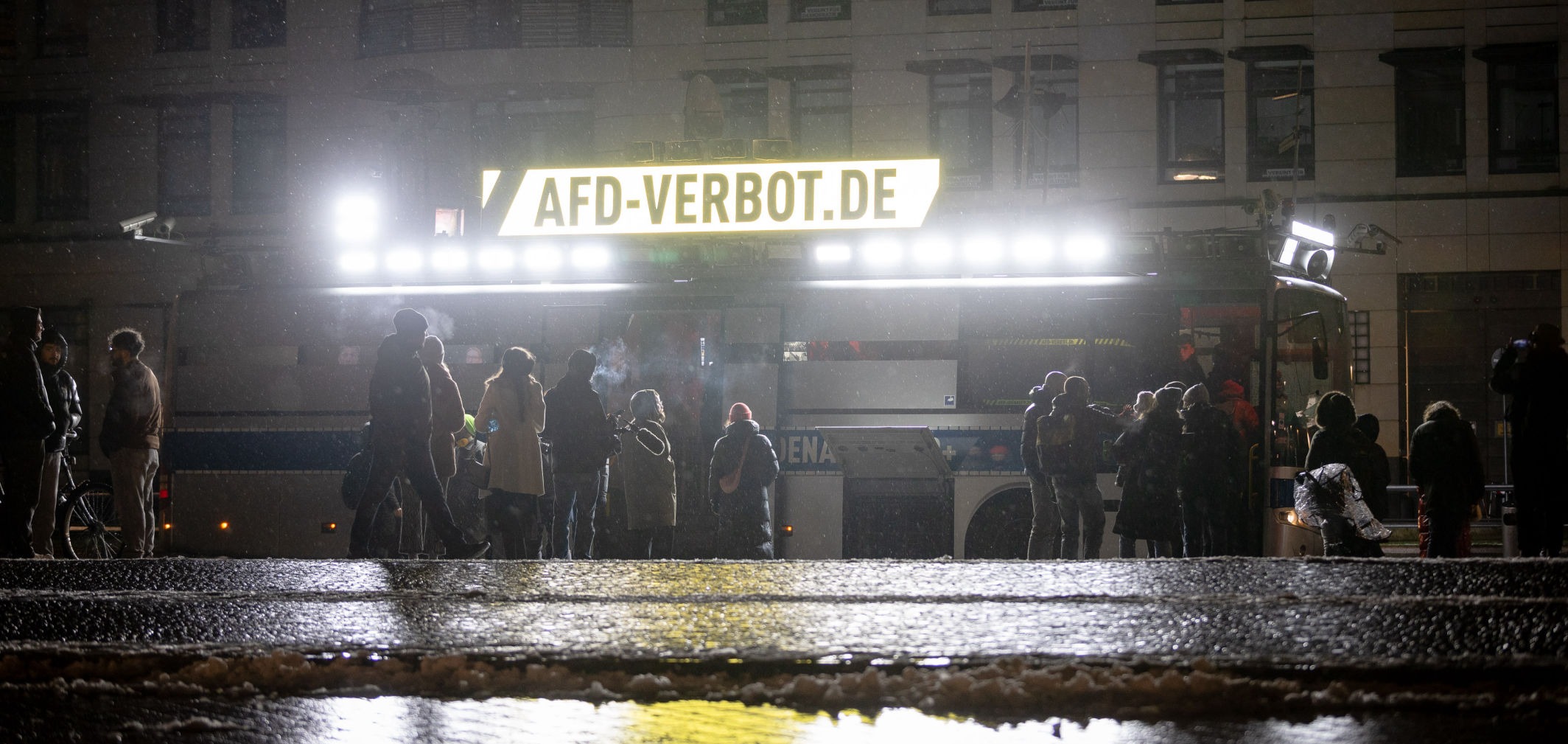 Aktionskunst: Adenauer SRP+ AfD Verbot